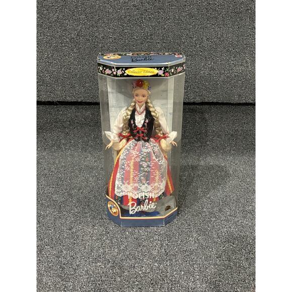 Vintage Polish Barbie Doll 1997 Mattel Collector Edition Dolls of the World NIB - Picture 2 of 11